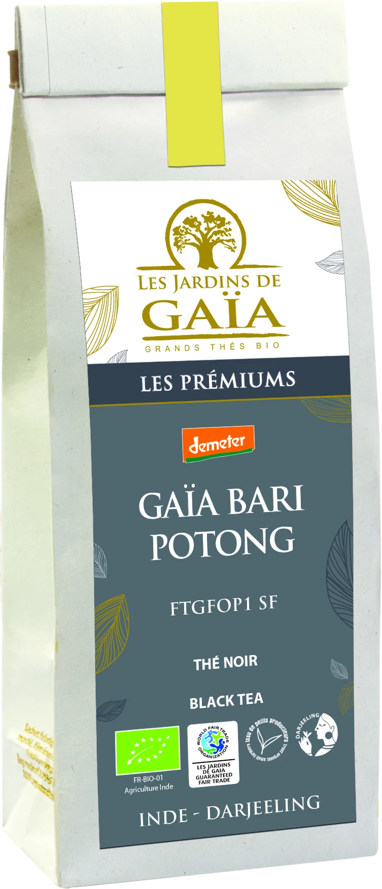 les jardins de gaïa demeter premium musta irtotee bari potong 100g