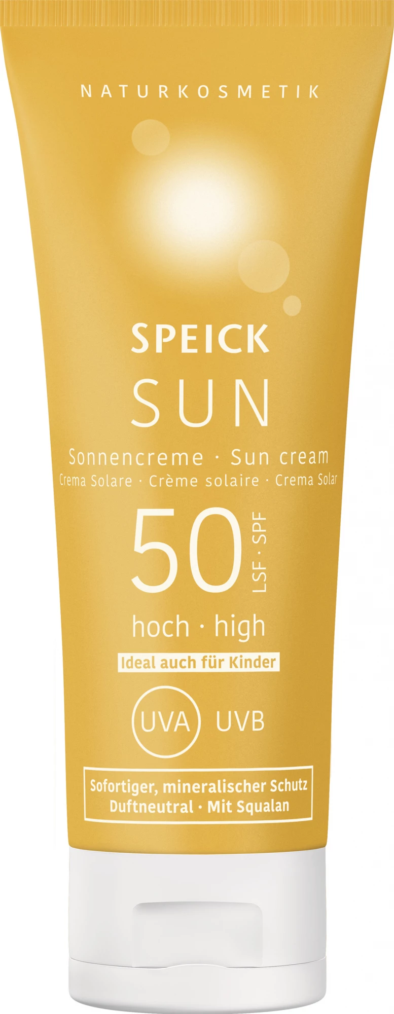 Speick Sun Cream SPF50 aurinkosuojavoide 60ml