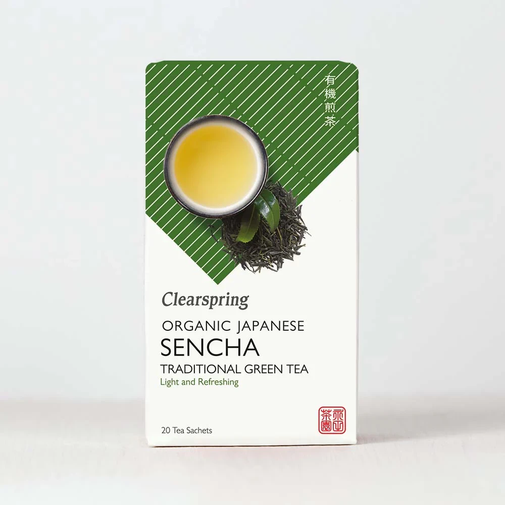 Clearspring Luomu Sencha pussitee 20pss