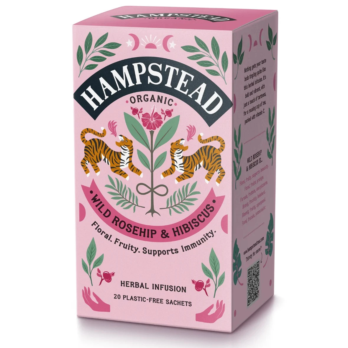 Hampstead Luomu Ruusunmarja & hibiskus Yrttitee 20pss