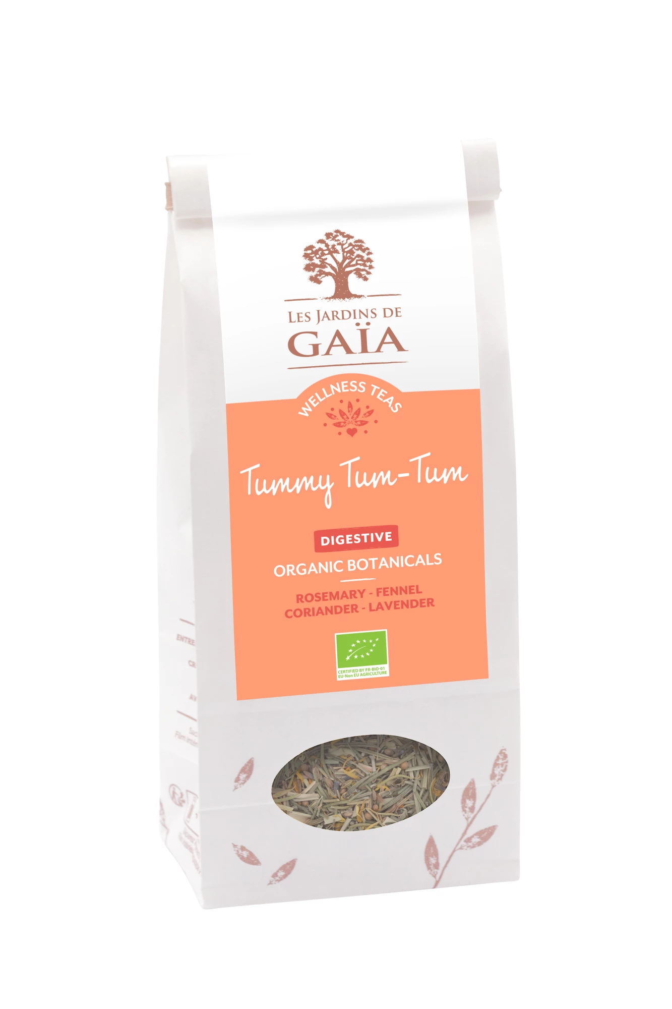 Les Jardins de Gaïa Luomu Tummy Tum-Tum Yrttitee 100 g