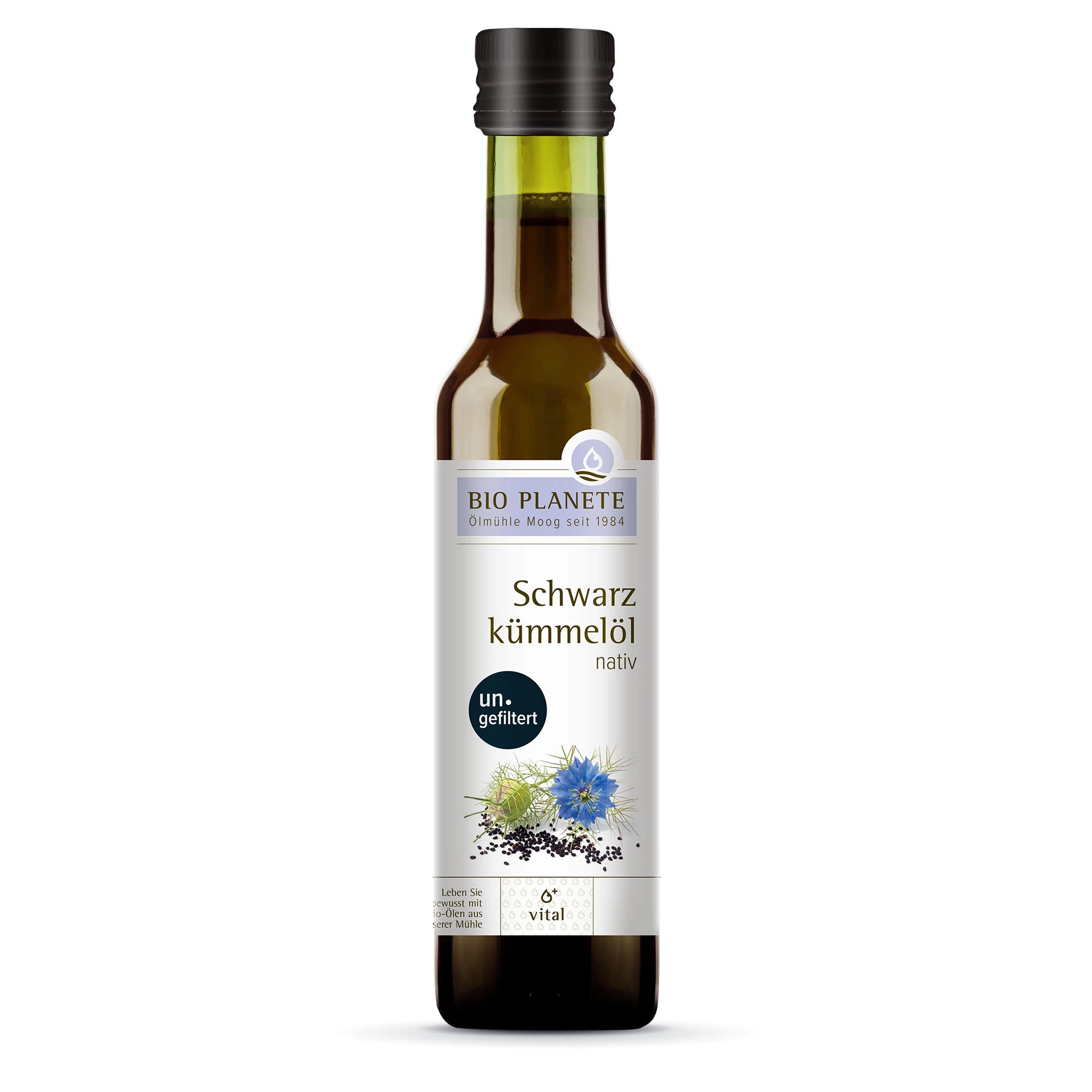 Bio Planéte Luomu Suodattamaton Mustakuminaöljy 250ml OUTLET