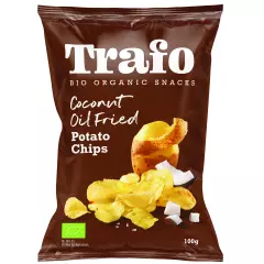 Trafo Luomu Kookosöljyssä paistetut perunalastut 100g