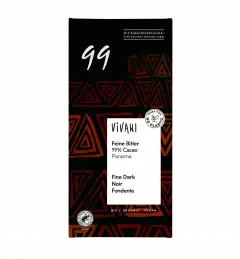 Vivani Luomu Tummasuklaa 99% 80g