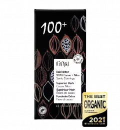 Vivani Luomu Tummasuklaa 100% 80g