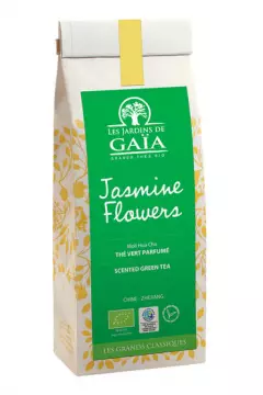 Les Jardins de Gaïa Luomu Jasmine Flowers  vihreä irtotee 100g