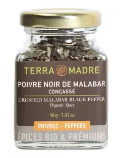 Terra Madre Luomu Mustapippurirouhe 40g