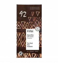 Vivani Luomu Tummasuklaa 92% 80g
