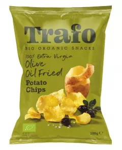 Trafo Luomu Oliiviöljyssä paistetut perunalastut 100g
