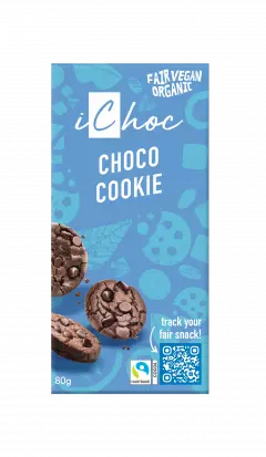 iChoc Luomu Choco Cookie suklaa 80g
