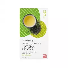 Clearspring Luomu Matcha Sencha vihreä tee 20pss