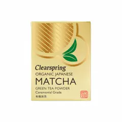 Clearspring Luomu Matcha-teejauhe Ceremonial Grade 30g