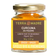 Terra Madre Luomu jauhettu Kurkuma 90g