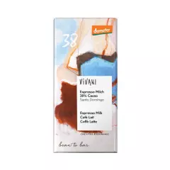 Vivani Demeter Espresso maitosuklaa 38% 90g